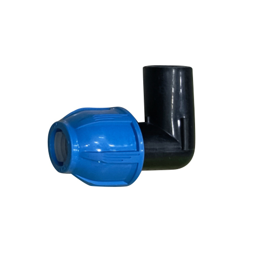 Black And Blue PP Elbow Inner thread