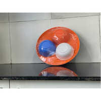 Plate Set - Plastic Pp Material, Multicolor Variety, Rigid And Round Shape, Smooth Surface Finish , Different Size Options Available