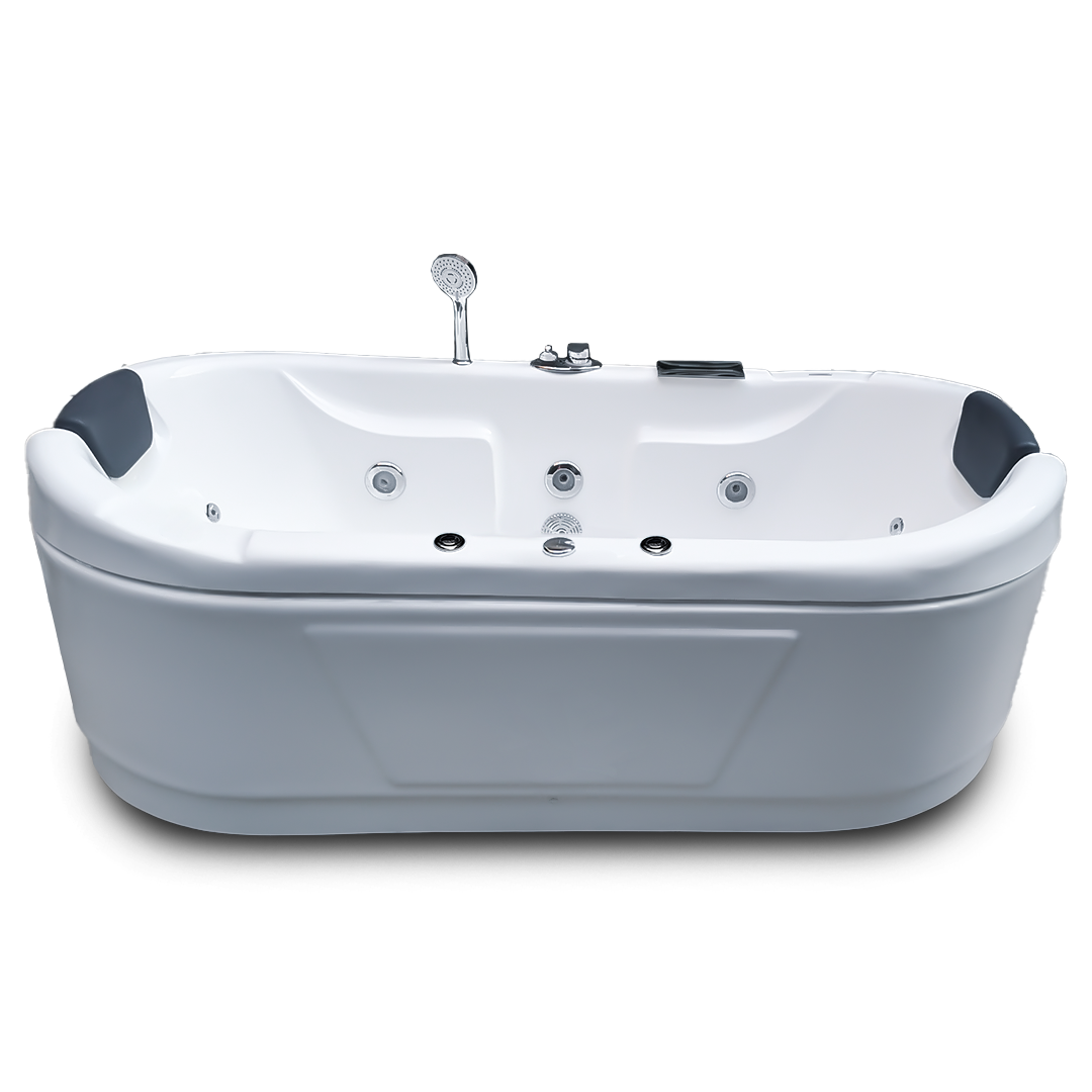 Intimate 6 ft x 3 ft Combi-Massage Bathtub