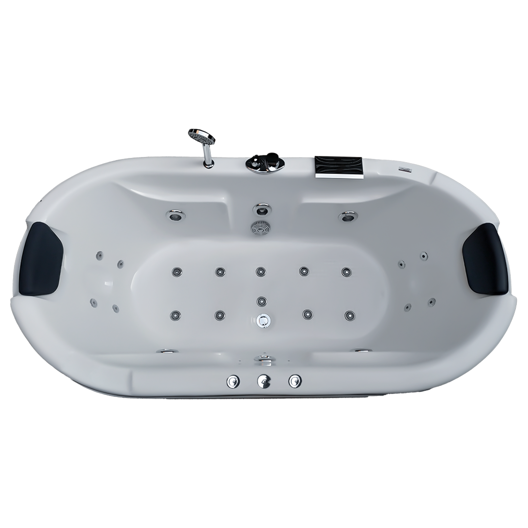 Intimate 6 ft x 3 ft Combi-Massage Bathtub