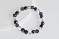 Aquarius Zodiac Bracelet Crystal Beaded Bracelet