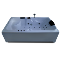 Ceaser 6 ft x 3 ft Combi-Massage Bathtub
