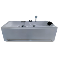 Ceaser 6 ft x 3 ft Combi-Massage Bathtub