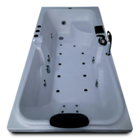 Ceaser 6 ft x 3 ft Combi-Massage Bathtub