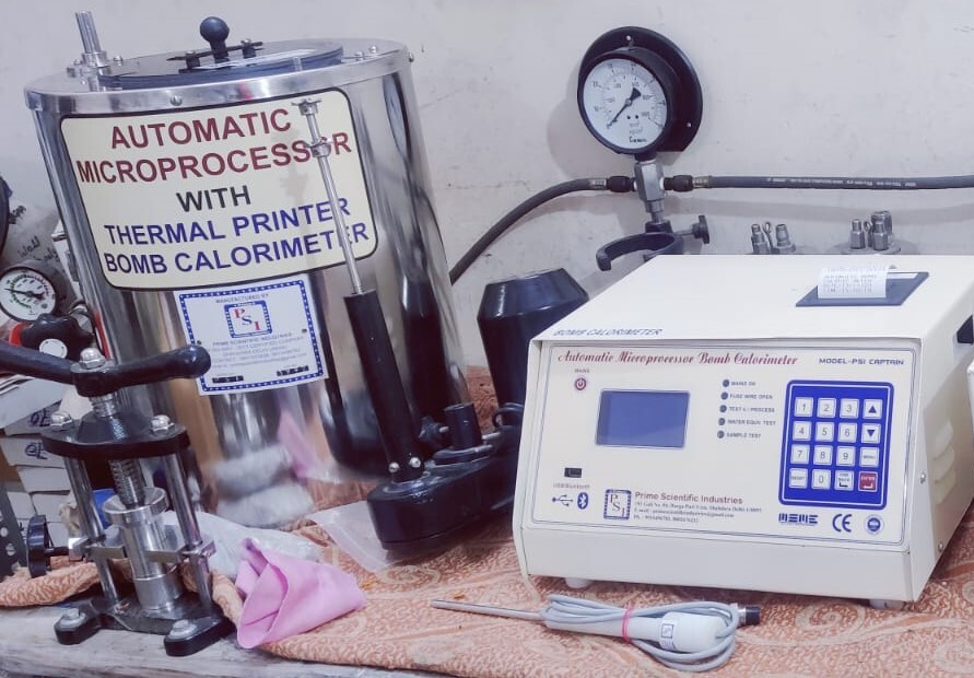 Digital Bomb Calorimeter Apparatus