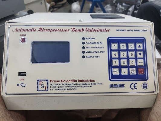 Semi Automatic Bomb Calorimeter
