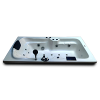 Elegant 6 ft x 3 ft Combi-Massage Bathtub