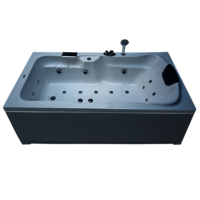 Elegant 6 ft x 3 ft Combi-Massage Bathtub