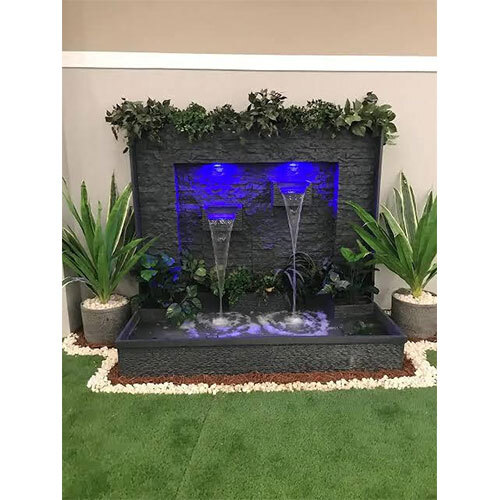 Black Marble Water Fountain