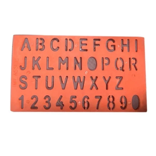 English Alphabet Stencil