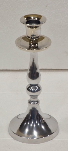 Aluminium Candle Holder Nickel Pltated
