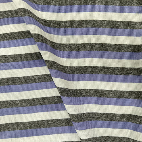 Stripe Milange Polo III Fabric