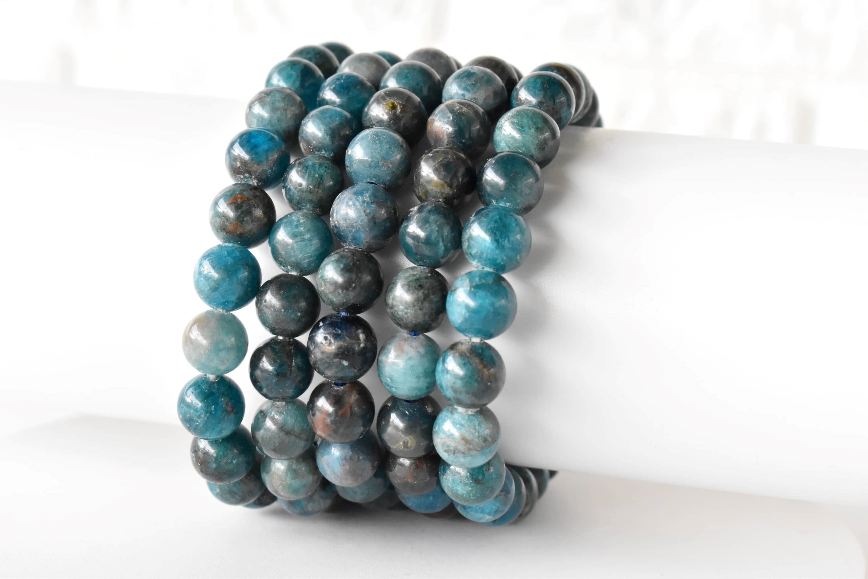 Apatite Bracelet Crystal Beaded Bracelet