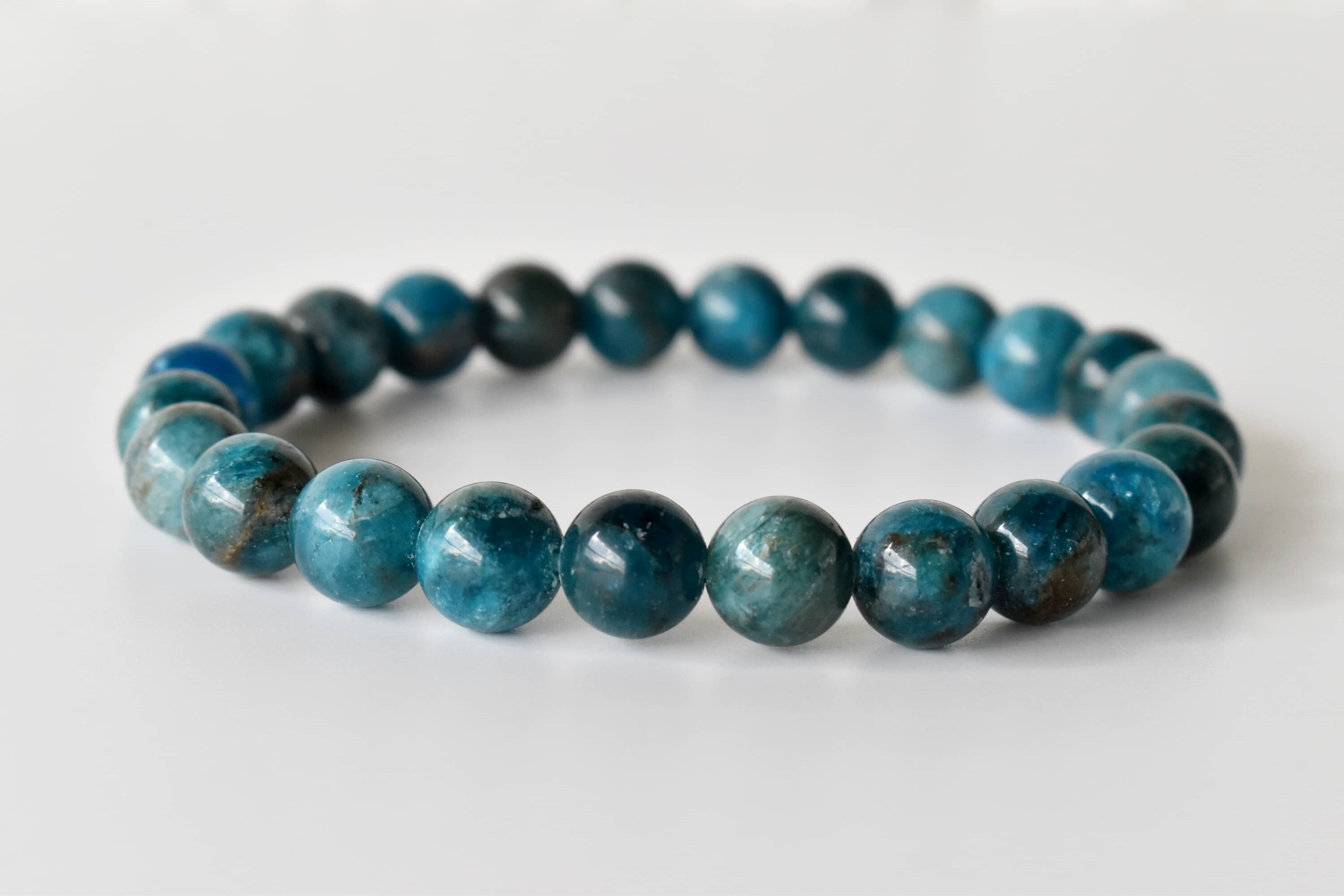 Apatite Bracelet Crystal Beaded Bracelet