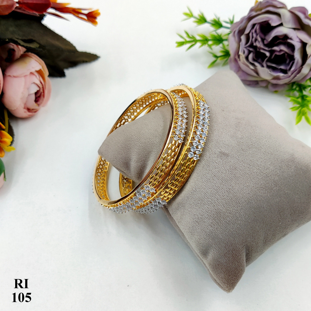 The Ethereal Elegance Cubic Zircon Bangle