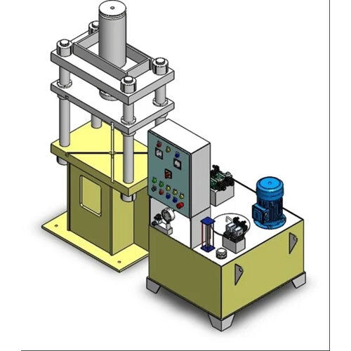 HYDRAULIC PRESS WITH EJECOR CYLINDER