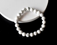 Howlite Bracelet Crystal Bracelet