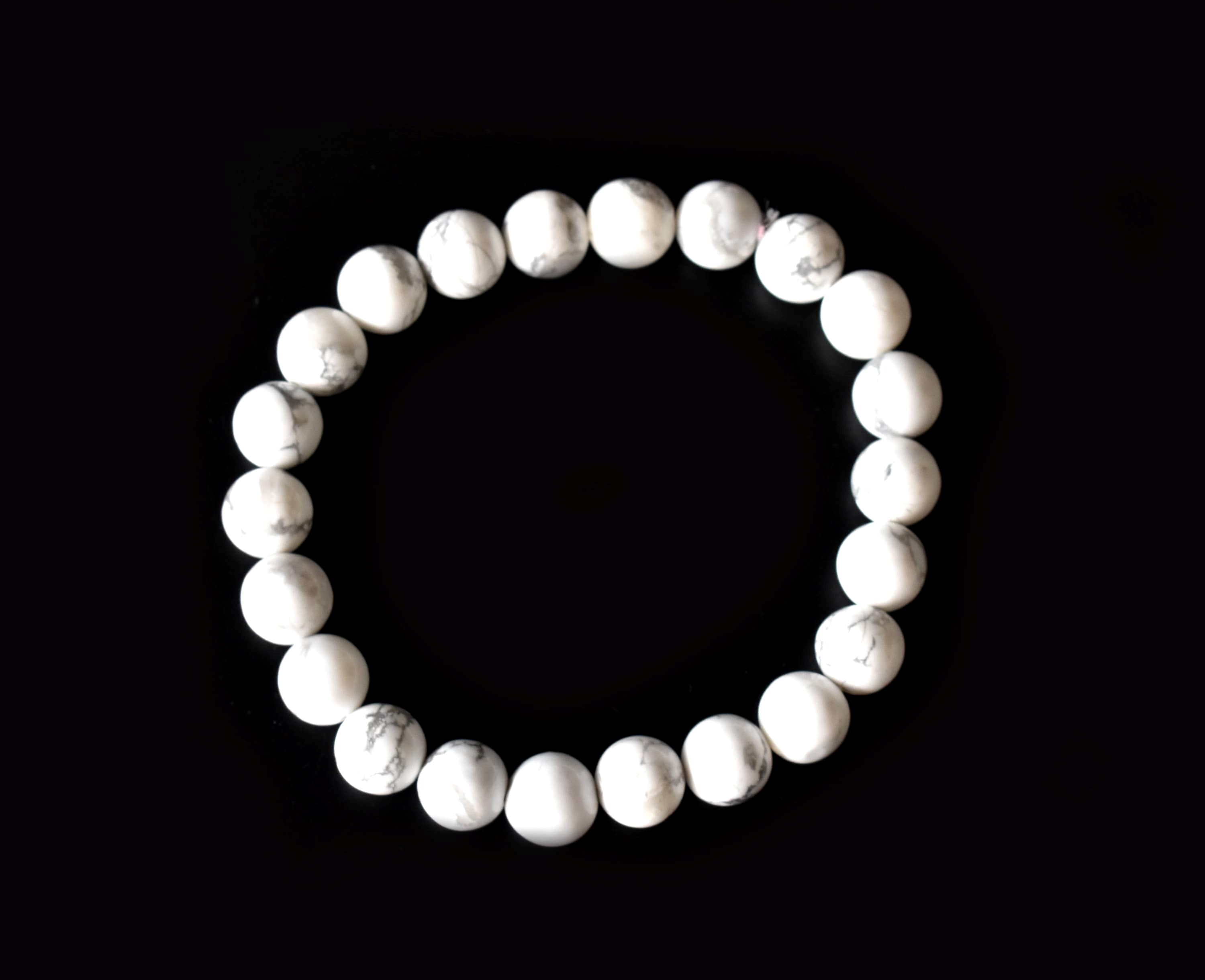 Howlite Bracelet Crystal Bracelet