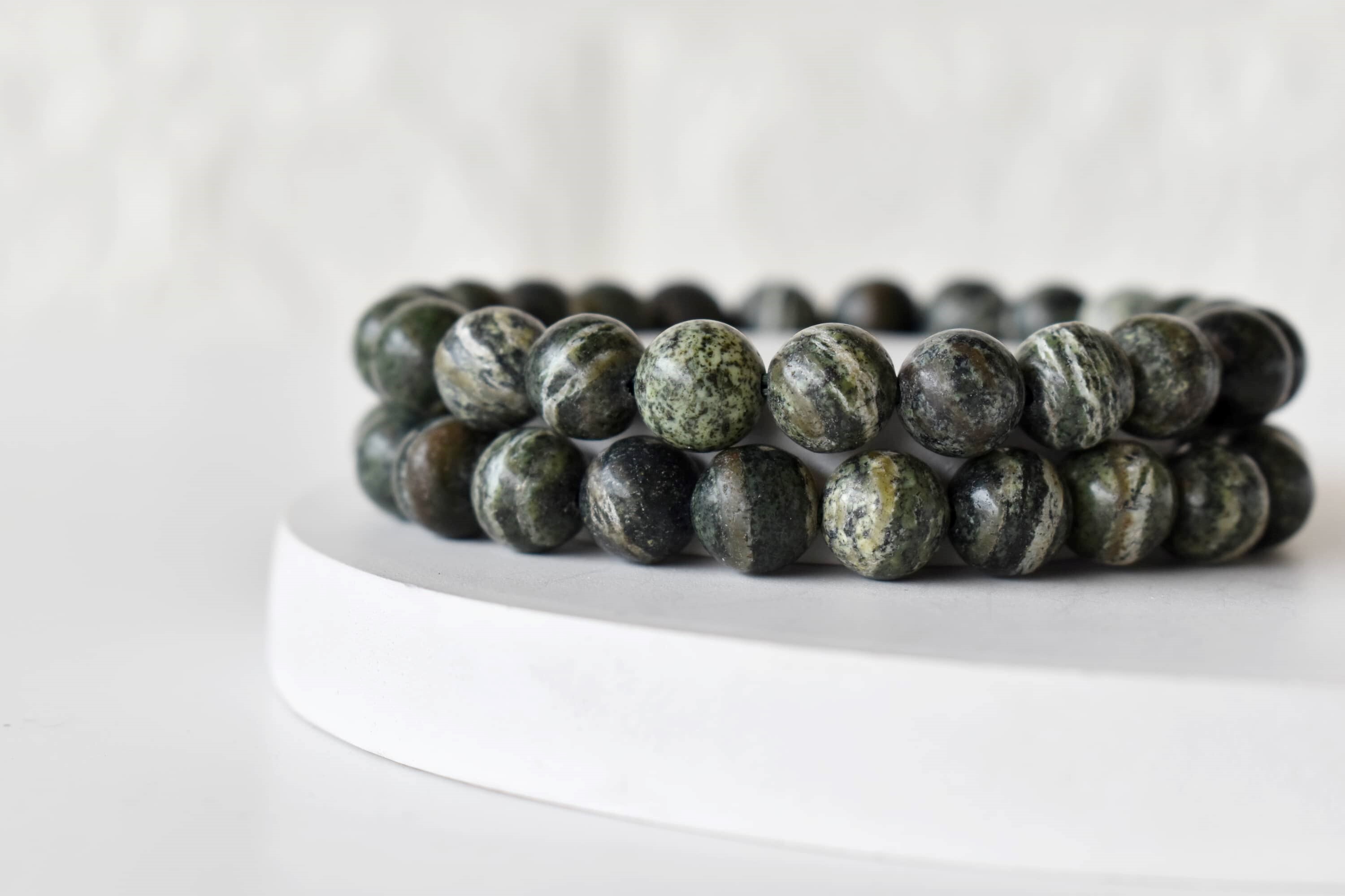 Seraphinite Bracelet Crystal Beaded Bracelet