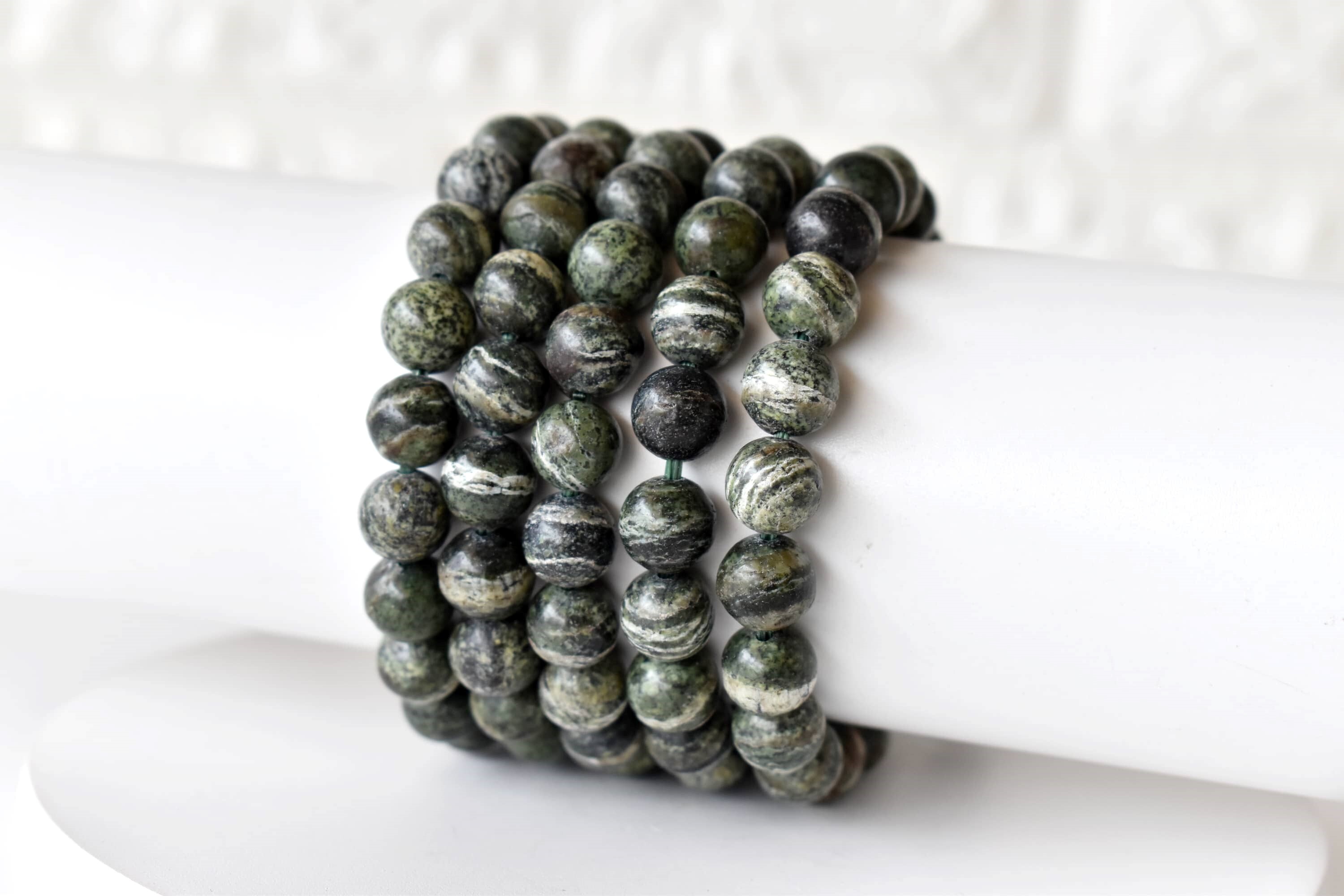 Seraphinite Bracelet Crystal Beaded Bracelet