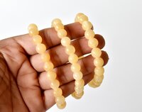 Honey Calcite Bracelet Crystal Beaded Bracelet