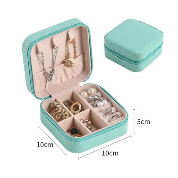 MINI JEWELLERY TRAVEL LEATHER CASE