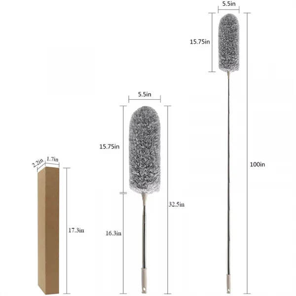 MICROFIBER CLINING FAN DUSTER