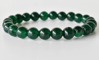 Green Jade Bracelet Crystal Beaded Bracelet