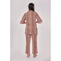 Multi Color Striped Nightsuit