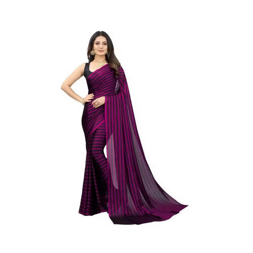 Bollywood New Latest Saree Black Berry Silk With Weaving Saree Banglori Blouse