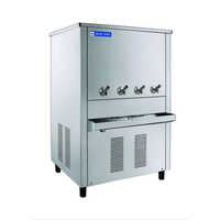 Blue Star Water Cooler - Stainless Steel, 440 X 440 X 1185 Mm, Silver Color, 40 Liters/day Capacity, 47 Kg Weight | Reliable Commercial Hydration Solution