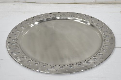 Decorative Metal Round Charger Plate