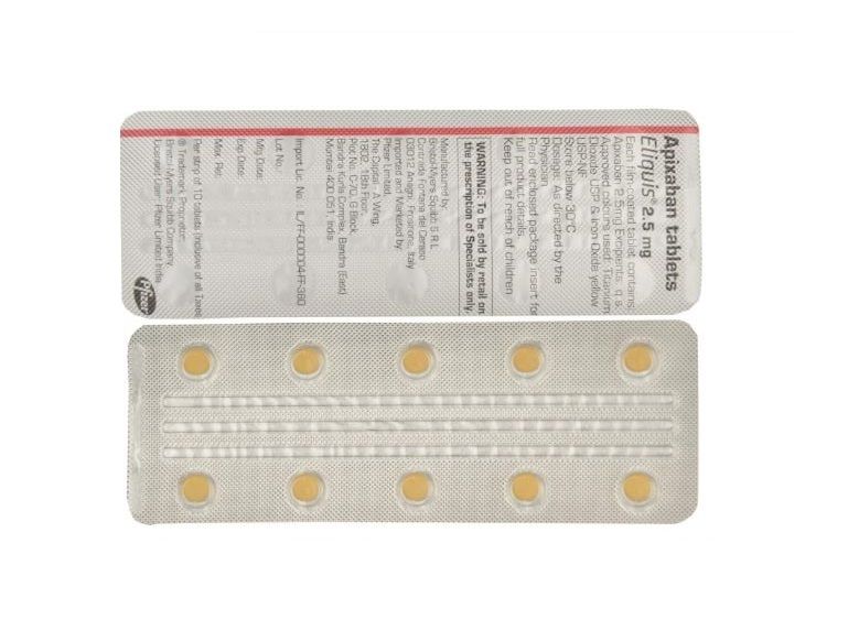 Eliquis 2.5mg Tablet