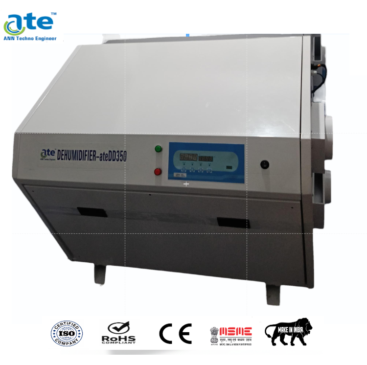 Desiccant Dehumidifier 350 Cmh - Color: Black  And White