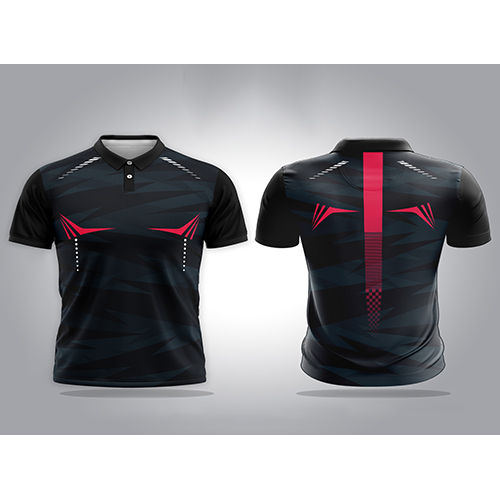 Mens Collar Sublimation T-Shirts - Age Group: Adult