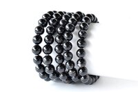 Black Tourmaline Bracelet Crystal Beaded Bracelet