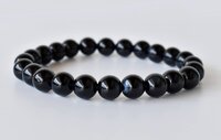 Black Onyx Bracelet Crystal Beaded Bracelet