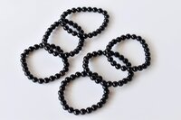 Black Onyx Bracelet Crystal Beaded Bracelet