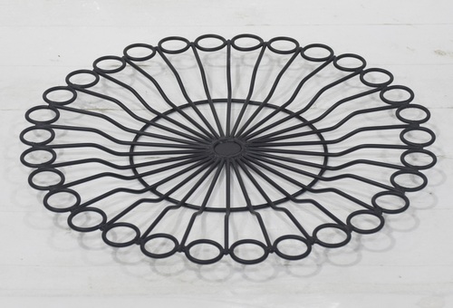 Iron wire Round Powder Coated Charger Plate