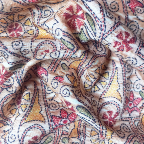 Exclusive Poly Pashmina Digital print fabric