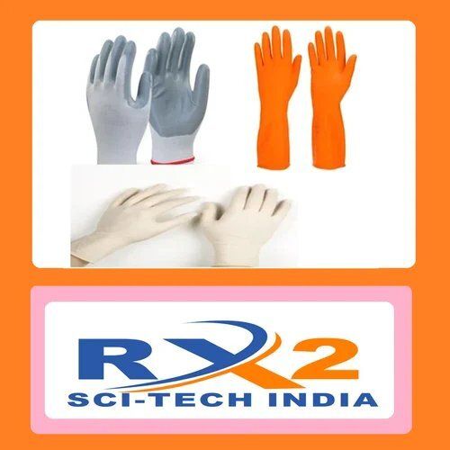 Multicolor Safety Hand Gloves