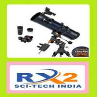 Black Celestron Astromaster 130eq Manual Telescope
