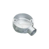 Circular Box Electrical 1 - Silver, Ip55 Protection Level | Normal Output Application, Warranty Included, Ideal For Electrical Housing