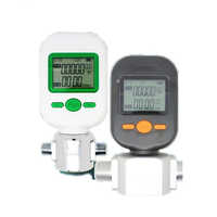 White And Black Digital Gas Flow Meter