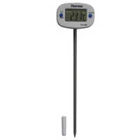 Ss Pen Type Thermometer - Stainless Steel, Various Sizes, Silver Color | -50 To 220â°c And -58 To 428â°f Temperature Range, Portable Design, Auto Off Function