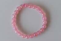 Aura Quartz Rose Quartz Bracelet Crystal Beaded Bracelet