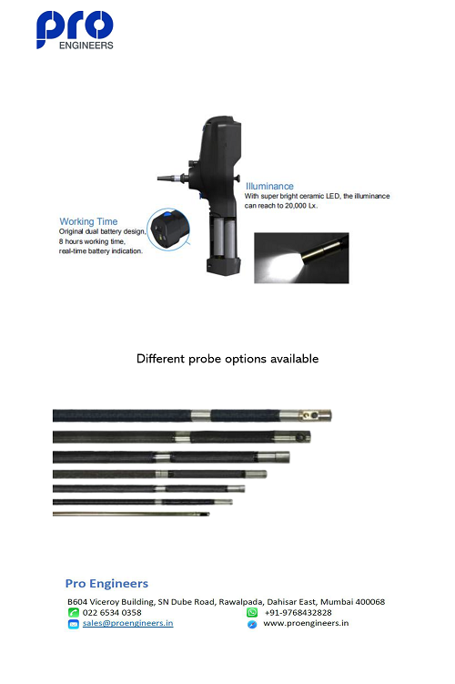 BORESCOPE 4 Way Articulation Borescope