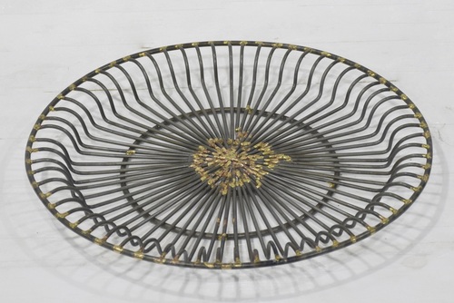 Iron Round Charger Plate