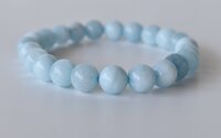 Aquamarine Bracelet Crystal Beaded Bracelet