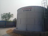 Domestic Water Storage Tank - Rust Proof, Leak Proof, Silver Zinc Aluminium | 50kl To 50000l Liquid Storage Capacity